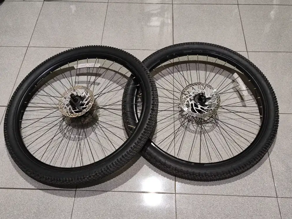 Wheelset 27,5 bawaan mtb orbea rotor 180mm dan 160mm ban kenda