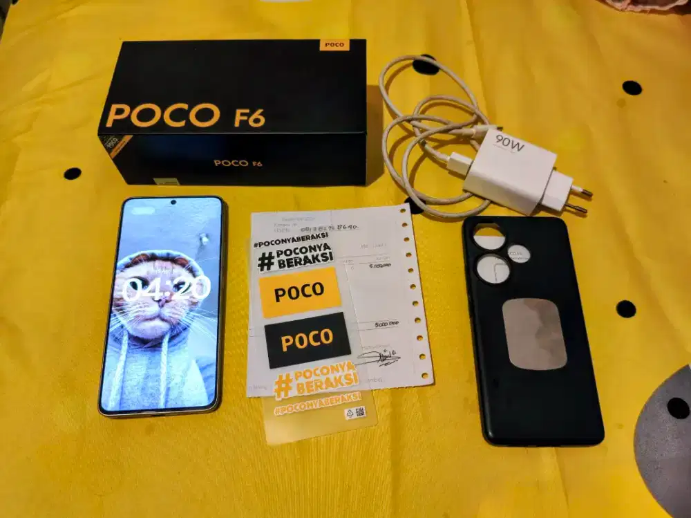 Xiaomi Poco F6 8/256GB White - Fullset Mulus No Minus