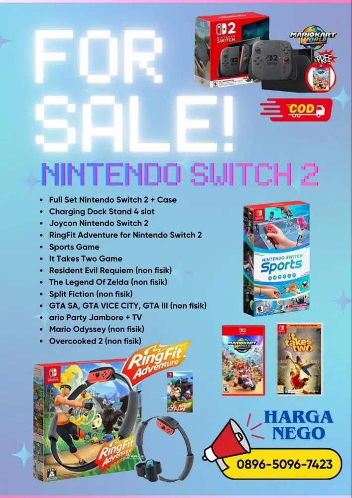 Dijual Nintendo Switc 2