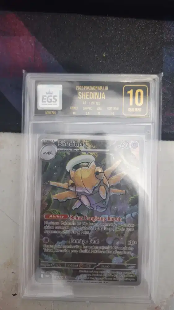 Shedinja AR 139/126 MA1 ID - EGS 10 Gem Mint (Pokemon TCG Indonesia)