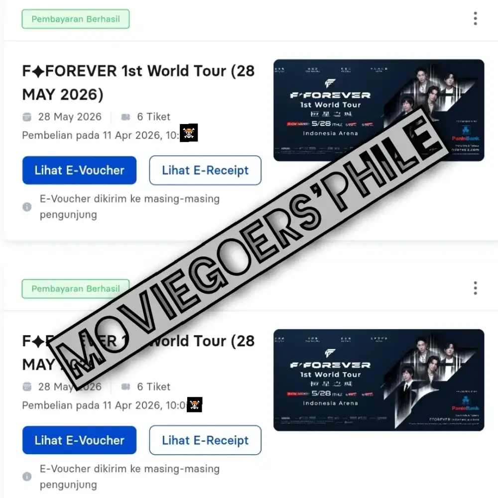 TIKET KONSER F4 FFOREVER (DAY 1) 28 MEI 2026 @ INDONESIA ARENA GBK