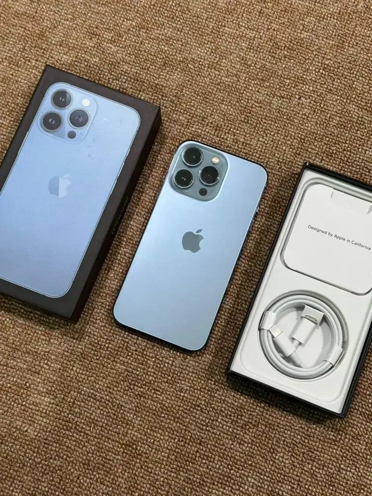 Iphone 13 pro 128gb siera blue fullset