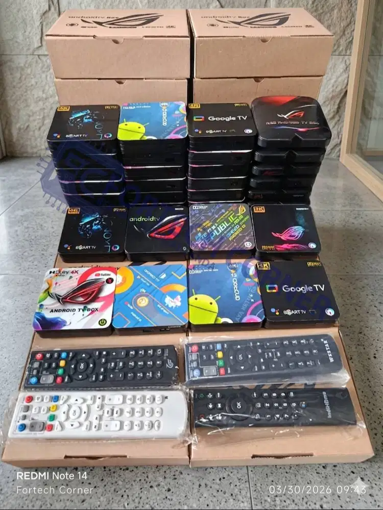 Pusat STB Android TV Box - Full Set - Bisa Untuk Semua TV