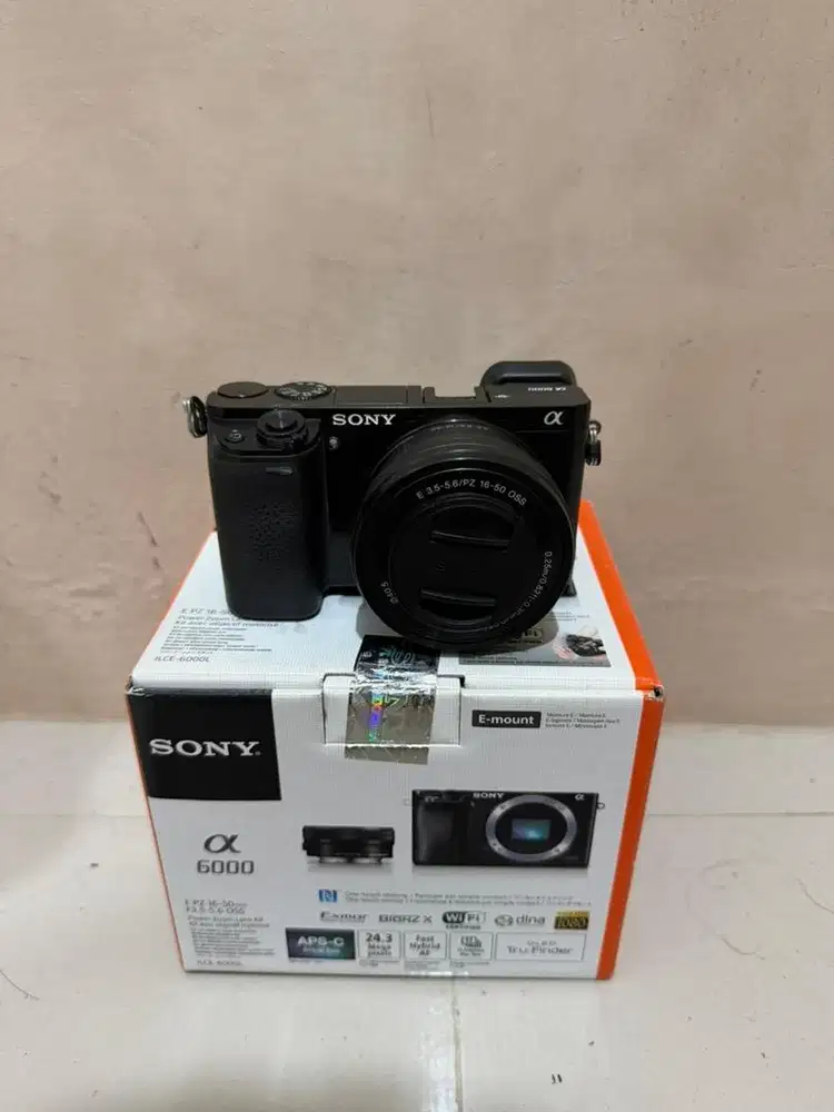 Sony A6000 Fullshet Box lengkap mulus
