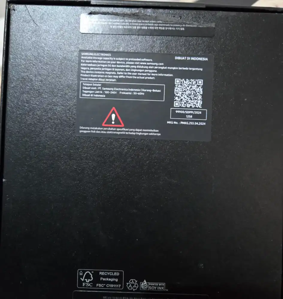 Samsung ZFold 6 5G PINK bekas 90% mulus 12/256