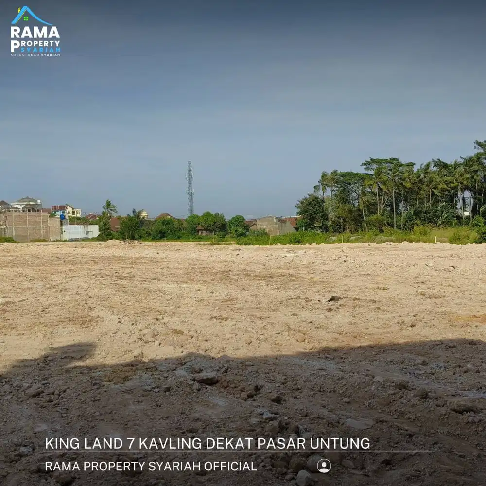 DEKAT KAMPUS UNILA RAJABASA! TANAH KAVLING UNTUNG SUROPATI DP MURAH