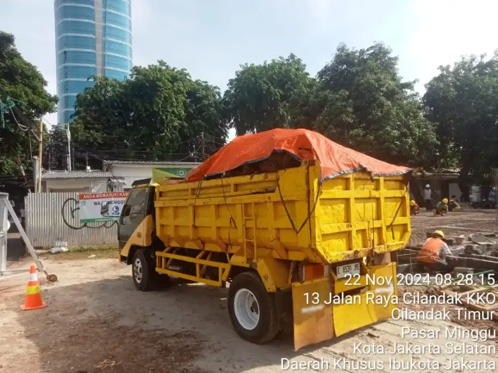 Jasa buang puing dan buang sampah proyek