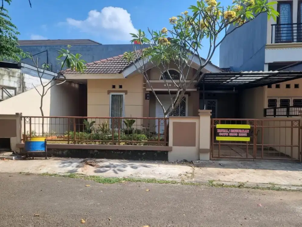 DIJUAL Rumah Asri di Kencana Loka BSD (5 Menit pintu tol JORR/Stasiun Rawabuntu)