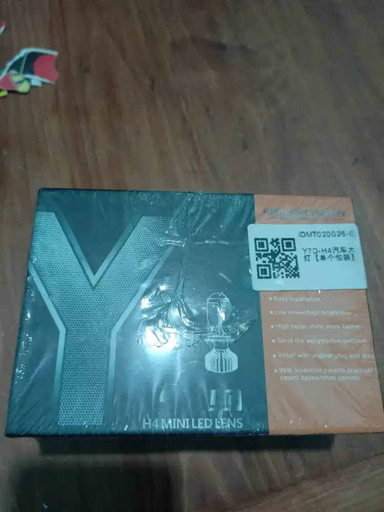 Lampu LED mini projie Y7D Buat mobil dg soket H4