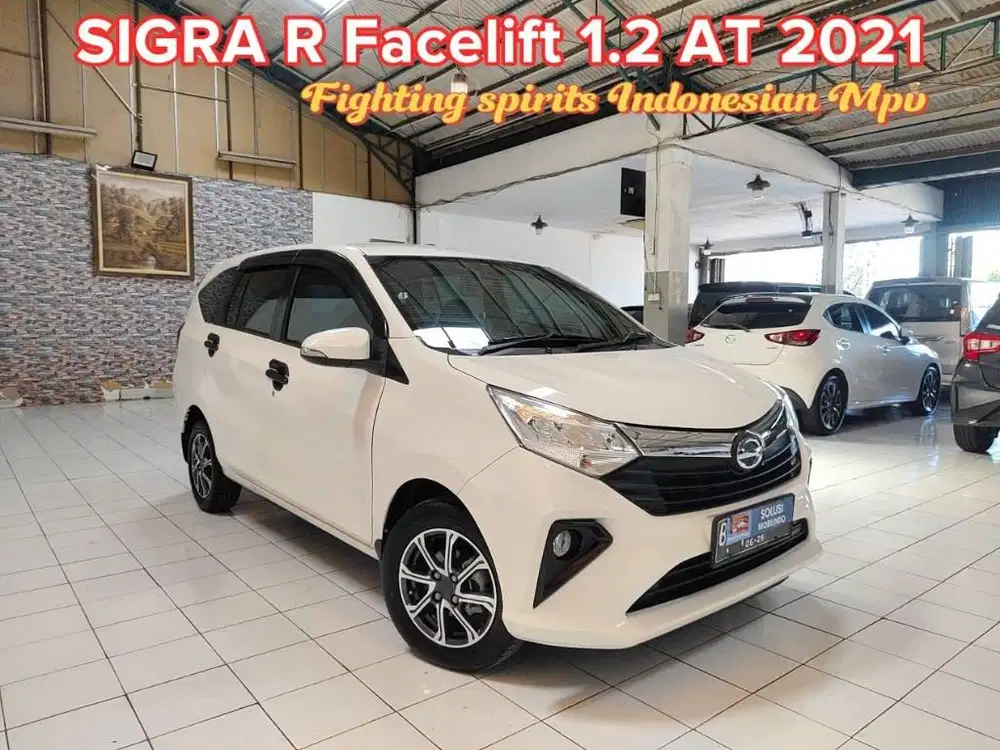 Daihatsu SIGRA R 1 2 Facelift Bensin AT 2021 Putih