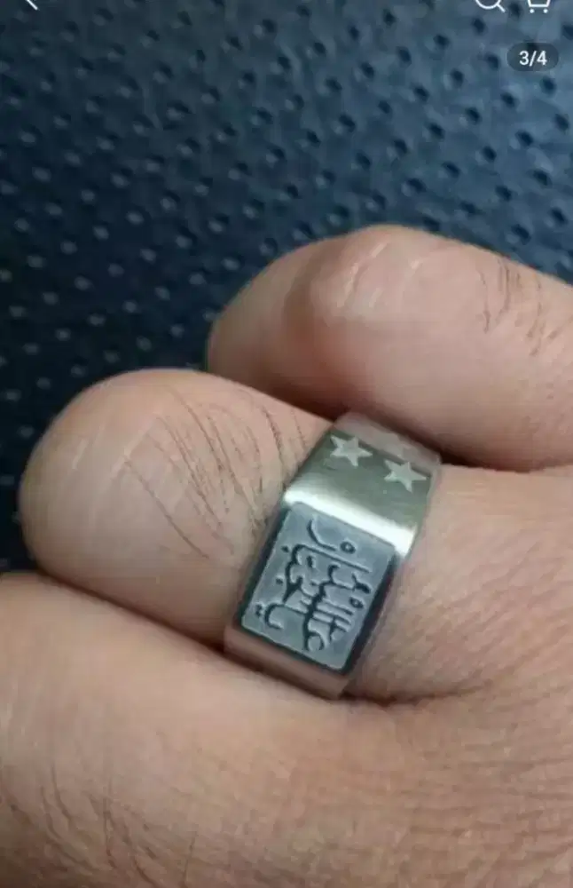 Cincin ukir stainless