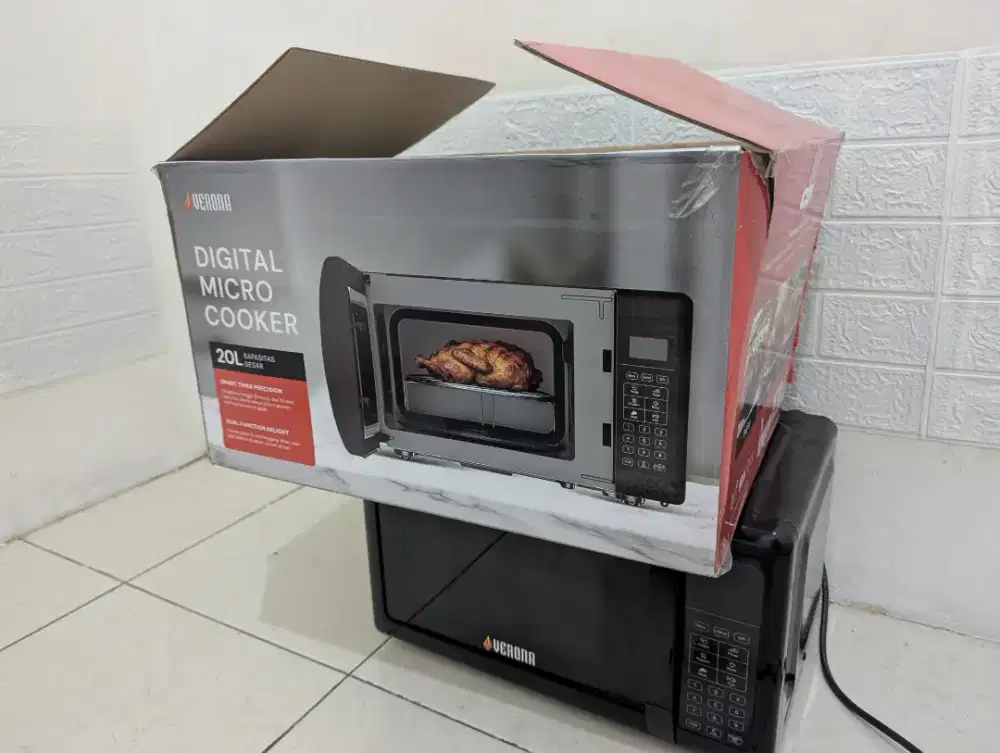 Micro Cooker Oven Grill Verona Mulus Lengkap 200 Watt