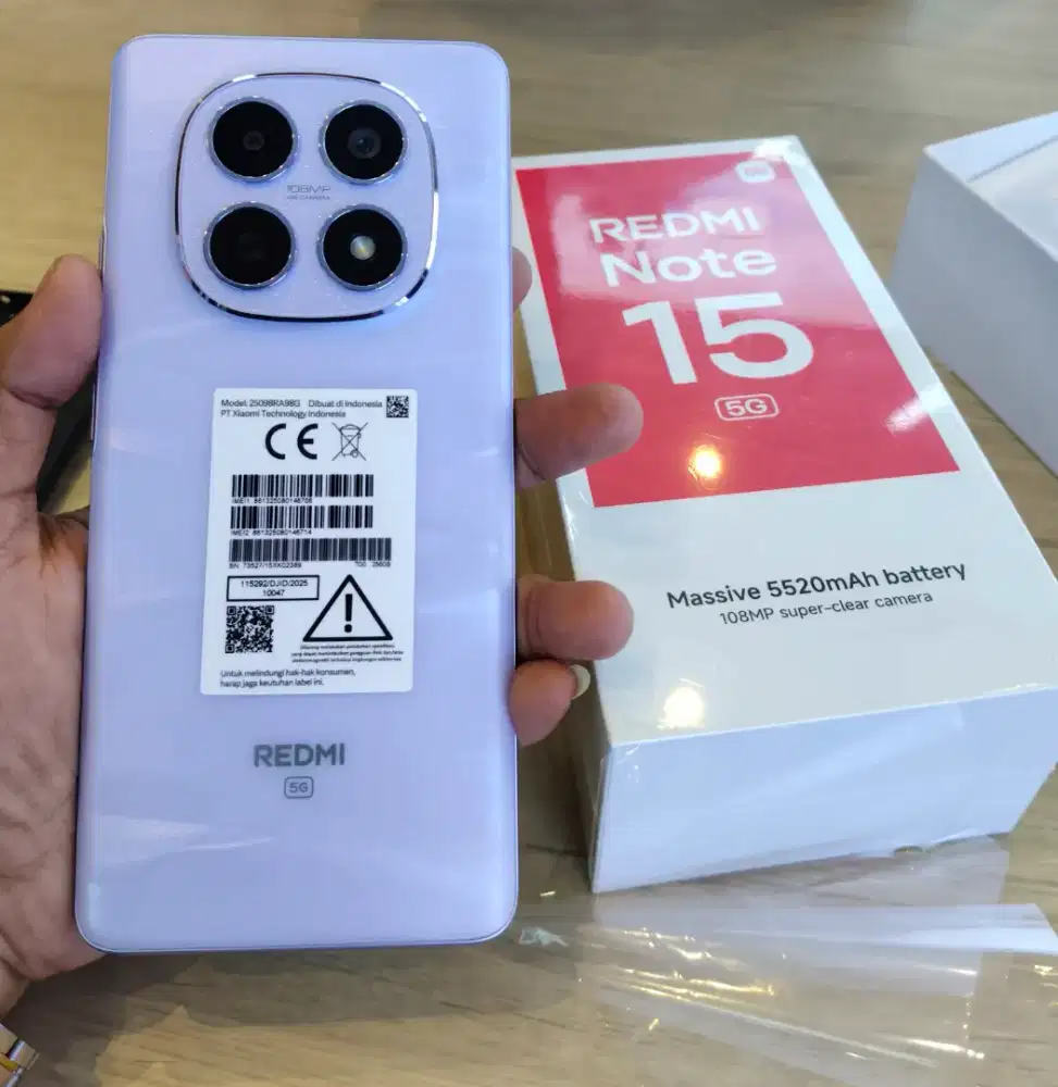 PROMO FREE TWS Pembelian REDMI NOTE 15 5G