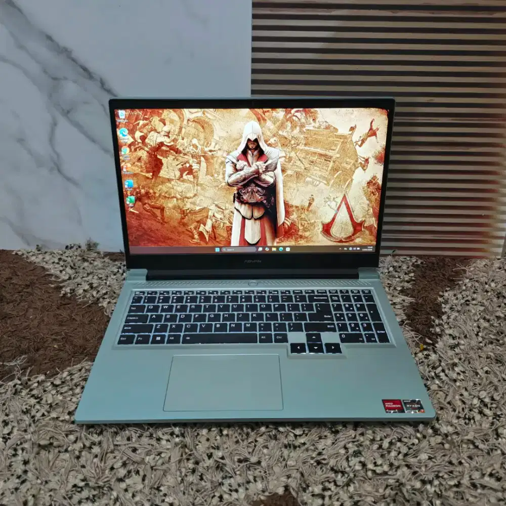 Advan Pixwar Ryzen 7-6800H VGA 2GB RAM 16GB SSD 1TB IPS Gaming Mulus
