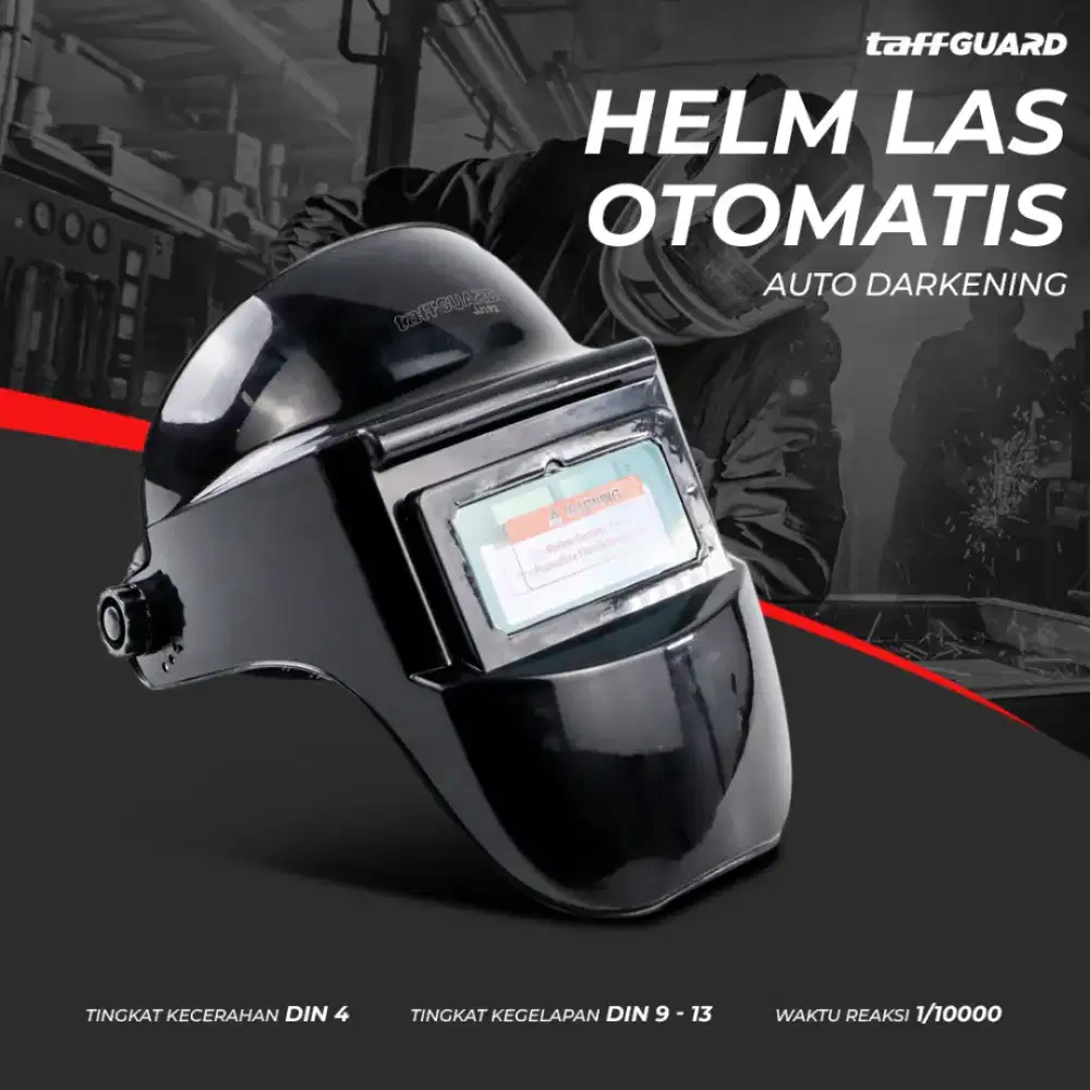 Helm Las Otomatis Auto Darkening Solar Welding Helmet
