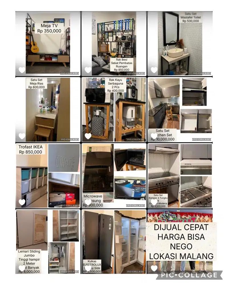 DIJUAL CEPAT ELEKTRONIK FURNITURE