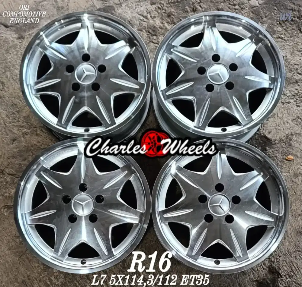 JUAL VELG COMPOMOTIVE R16 5X114,3 5X112 ERTIGA GRANDMAX DLL