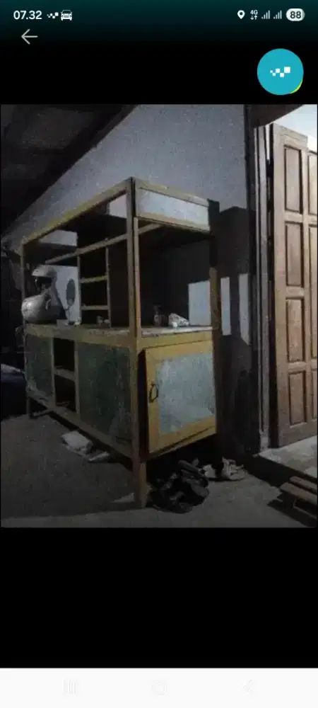 Jual gerobak kayu jati