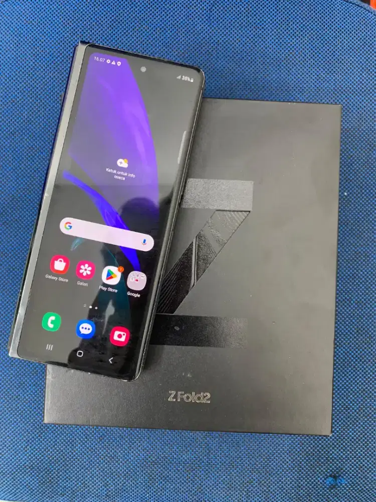 Samsung ZFold 2 5G Lengkap Normal Galaxy Fold2 SEIN