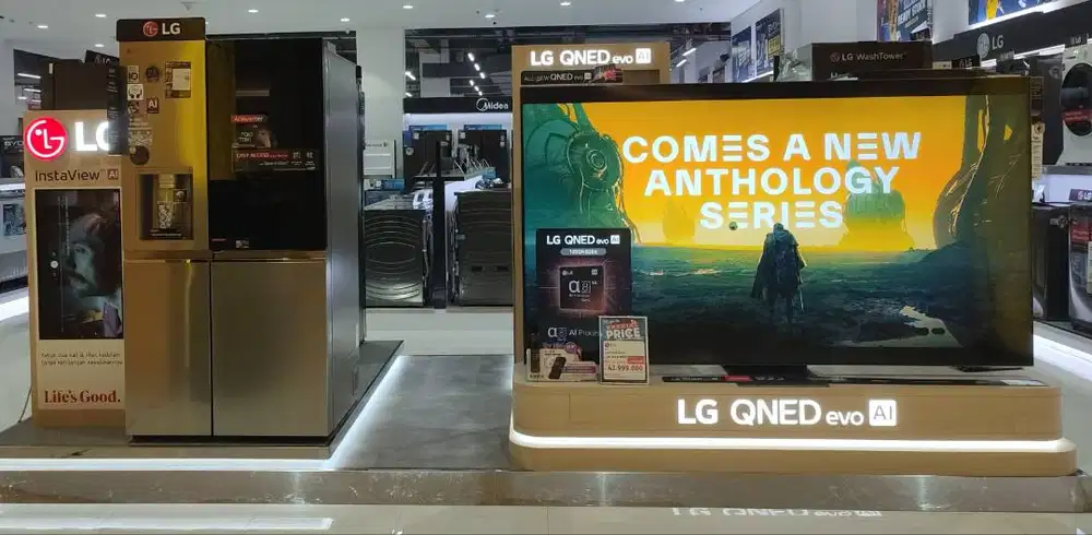 Jual TV kulkas AC mesin cuci LG