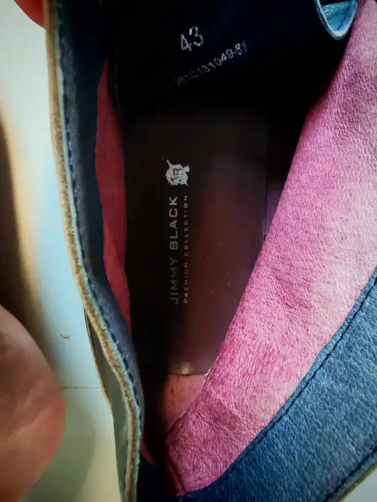 Jimmy black blue shoes size 43 nego