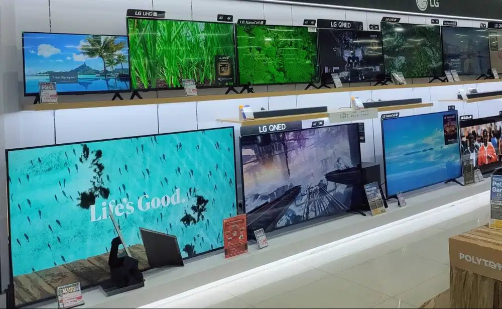 Jual TV kulkas AC mesin cuci LG