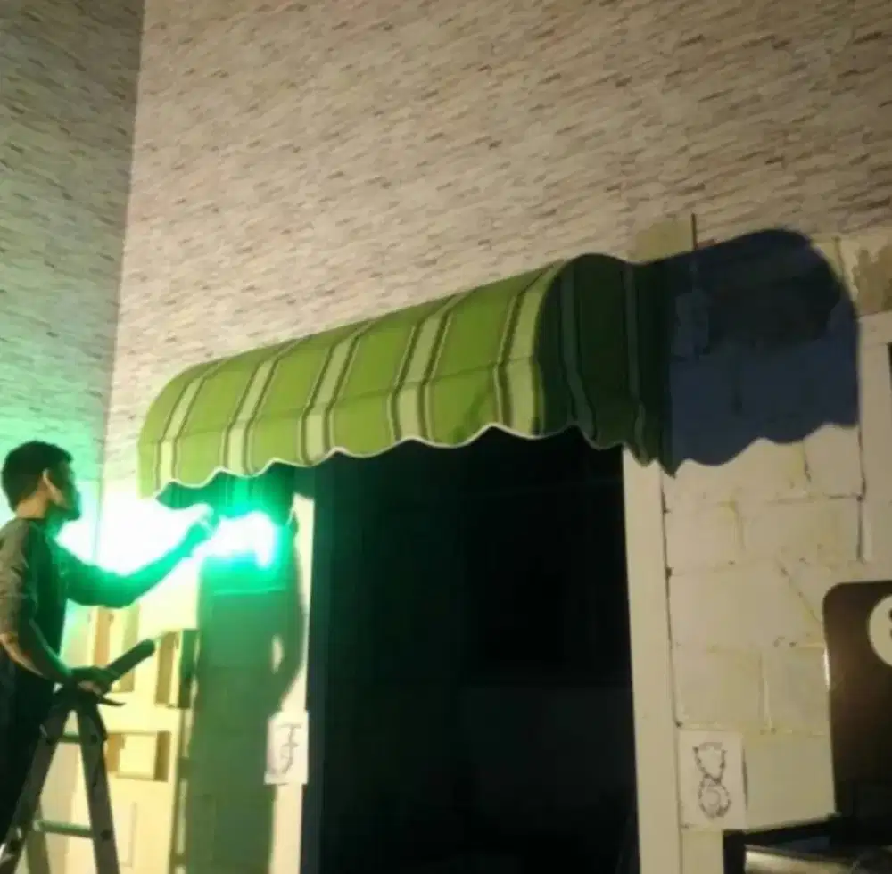 kanopi kain awning minimalis