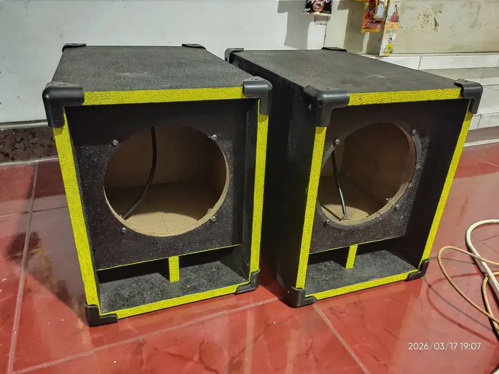 Bok speaker 8 inch miniscoop sepasang 15mm