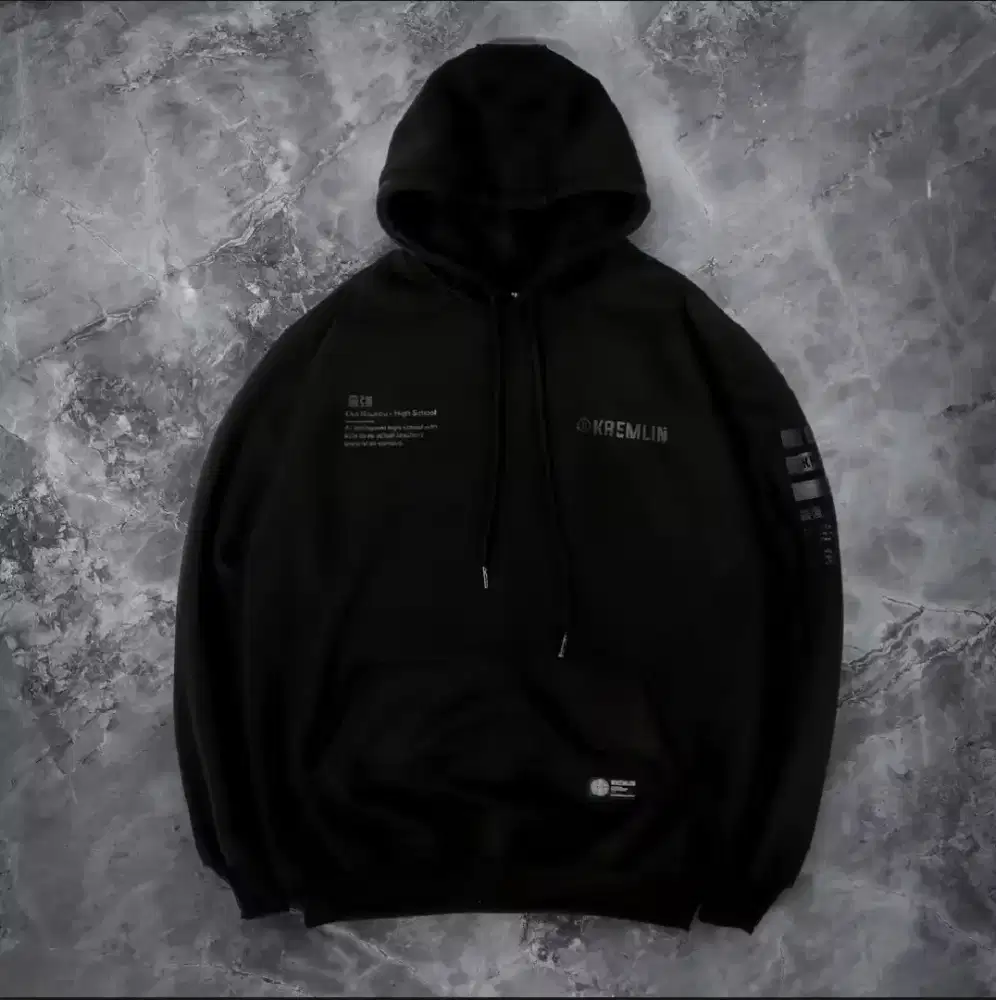 Kremlin pullover hoodie black HD oya gakusei