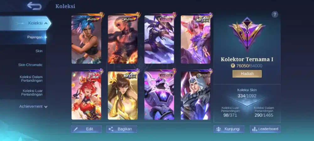 Akun mobile legends bang bang murah!