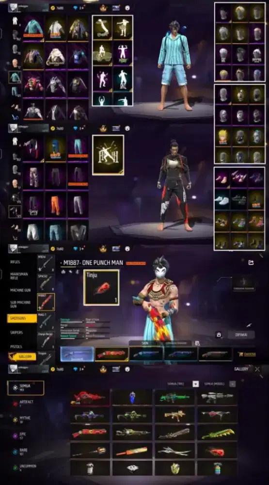 JUAL AKUN FF AMAN DAN TERPERCAYA YANG MINAT CHET