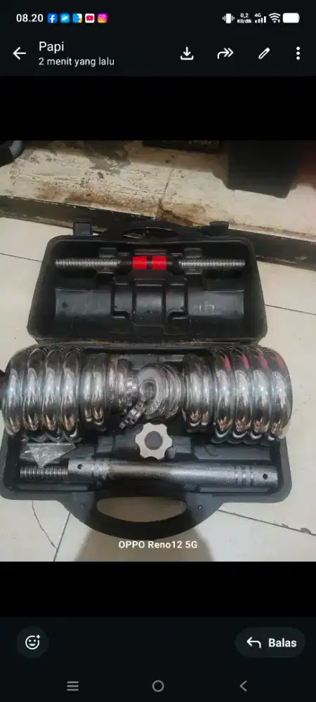 Jual dumble set 30 kg