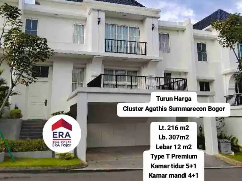 Rumah Mewah Lux Murah Furnish Siap Huni Agathis Golf Summarecon View Gunung