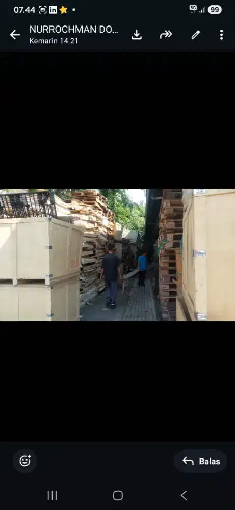 Gratis palet & peti kayu bekas