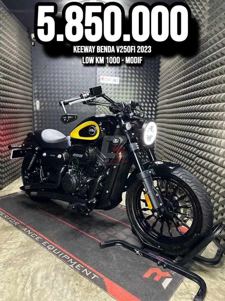 KEEWAY BENDA V250FI OR V 250 FI 2023 MODIF LOW KM 1XXX RASA BRAND NEW