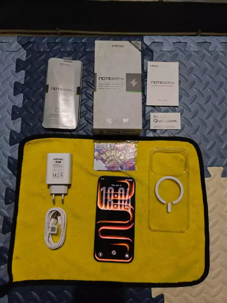 Infinix note 60 pro 5G ram 8 256 GB fullset