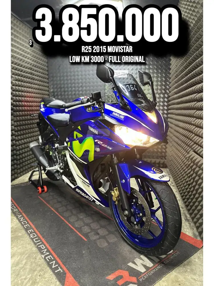 R25 OR R 25 MOVISTAR LOW KM 3XXX FULL ORIGINAL RASA BRAND NEW BRO