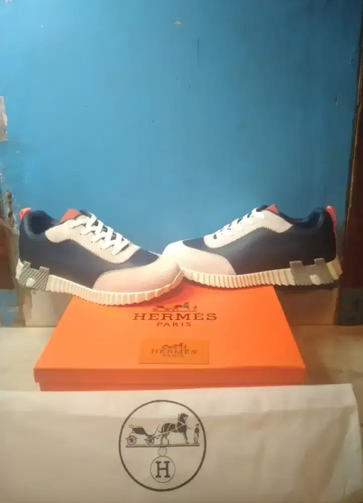 Jual cepat murah sepatu baru Hermes Bounching Paris original italy