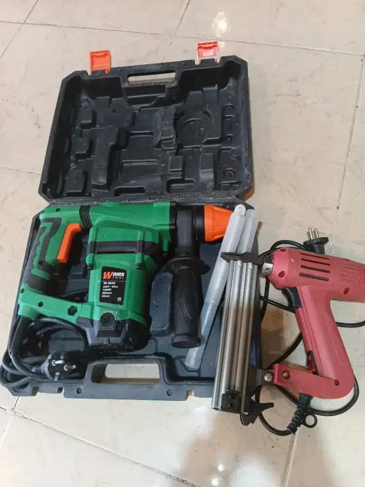 Mesin bor dan mesin paku tembak