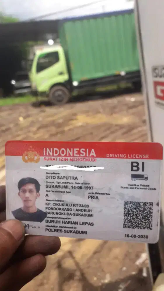 Infoloker driver truk