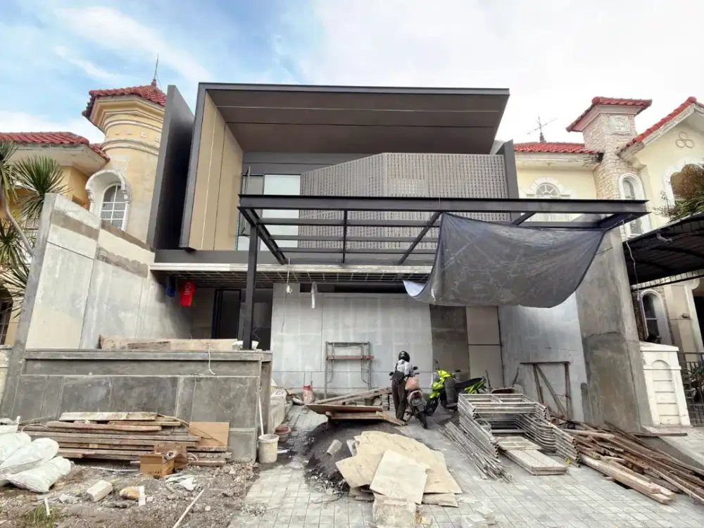 Rumah Gress Minimalis Lux Murah 2 Lt Furnish Pakuwon City