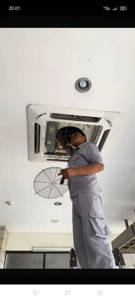 Servis AC kulkas mesin cuci kompa air dll bergaransi
