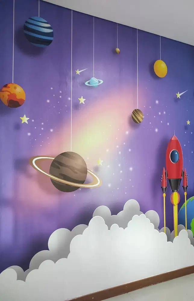 Wallpaper Dinding Custom Minimalis Modern Bisa Ukur Sendiri