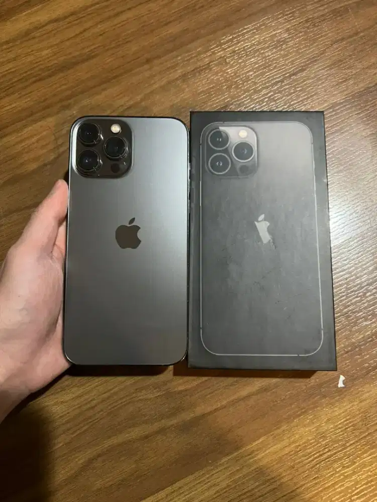 iPhone 13 Pro Max 512GB Graphite Mulus Like New Siap Pakai Nego