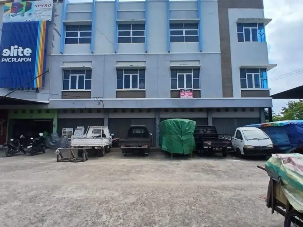 Dijual Ruko 4 Unit Lokasi Strategis Jl.KH.Wahid Hasyim Kertapati Palembang