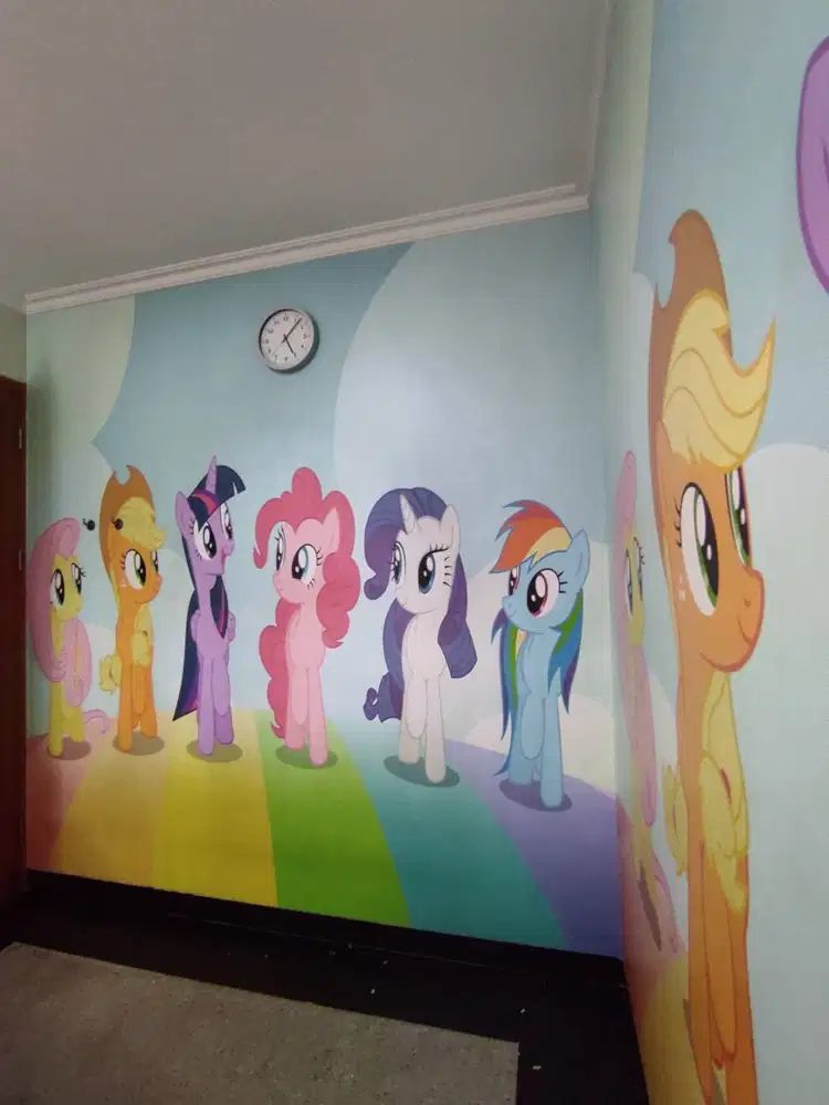 Wallpaper Custom Dinding Kamar Anak Lucu Full Color