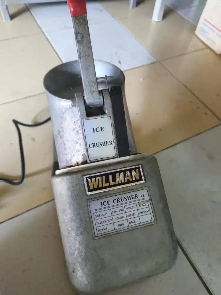 Willman ice crusher