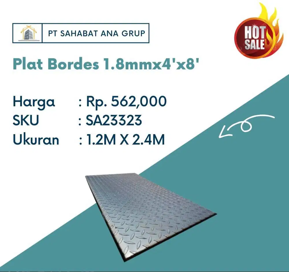 Plat Bordes 1.8mmx4'x8'