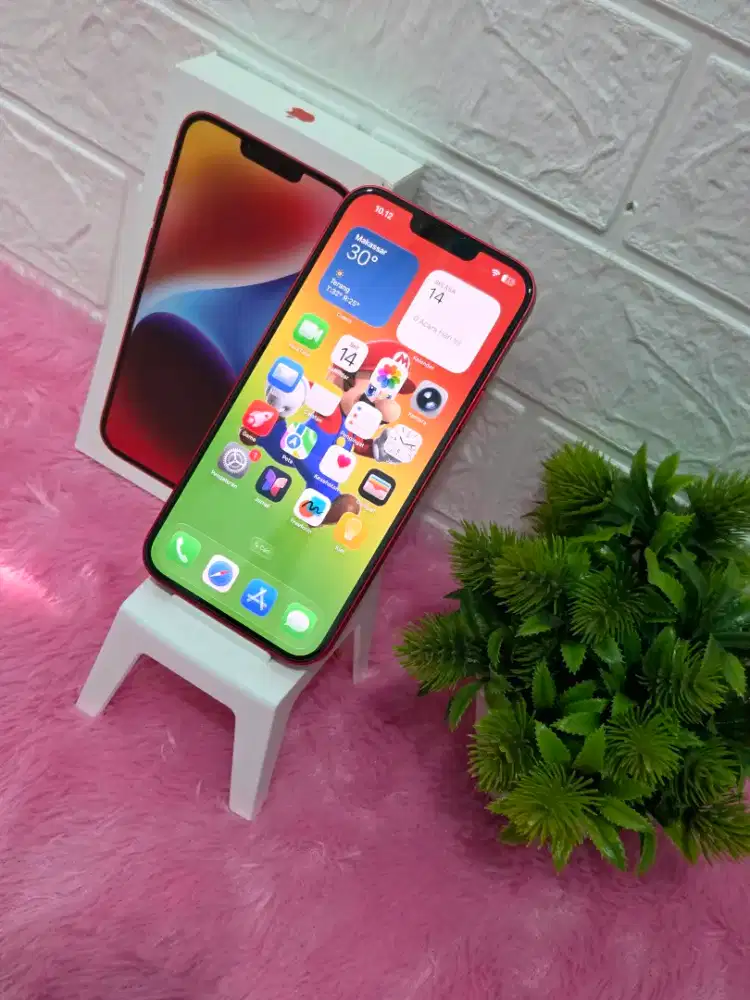 IPhone 14+ Plus Resmi IBox Indo 128Gb Red