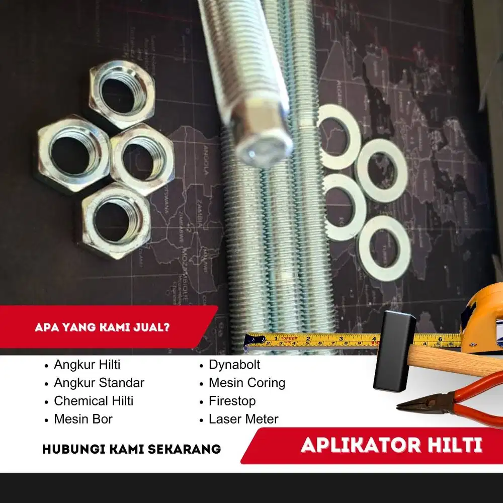 Chemical Anchor M16 / Chemstud Bolt M16